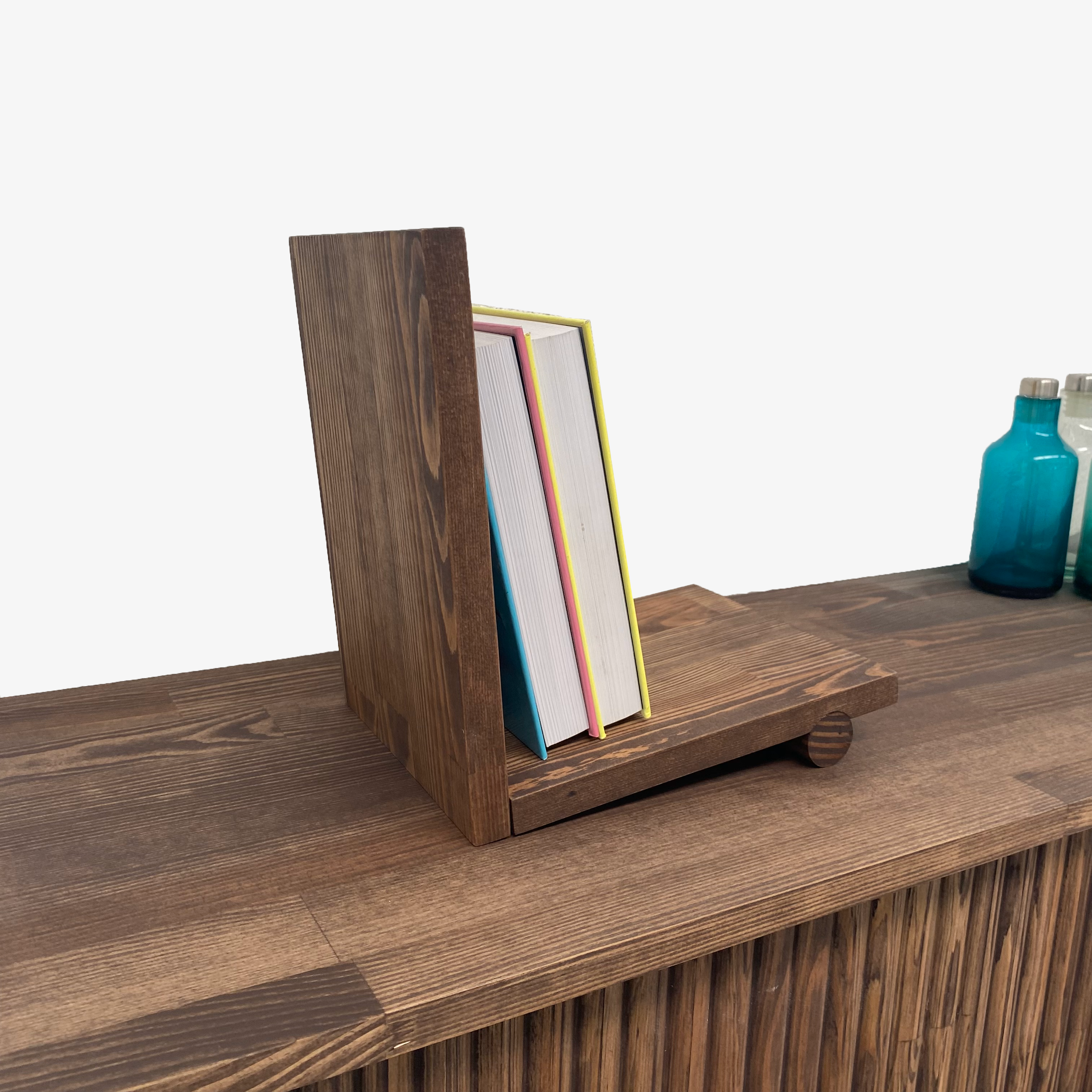 Small wooden bookshelf