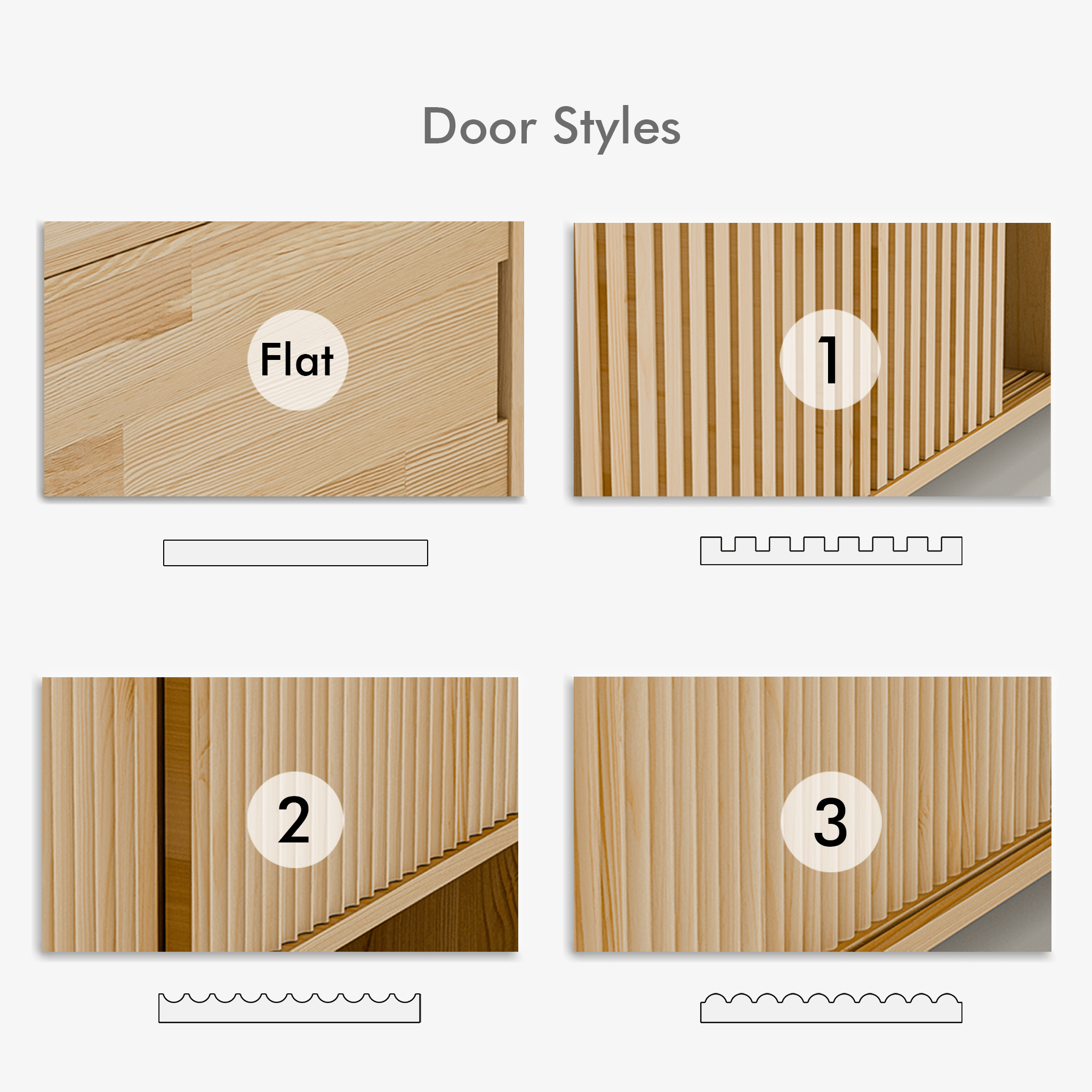 Solid Wood Sideboard M5