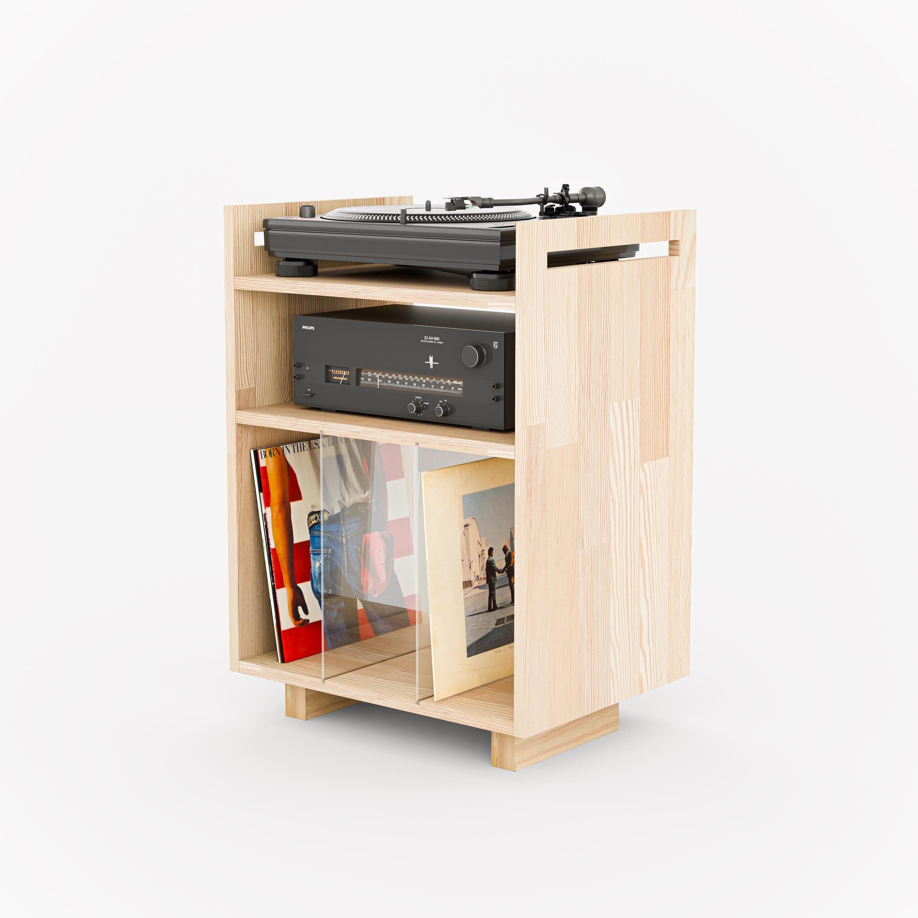 Record Player Stand & Record Display Stand