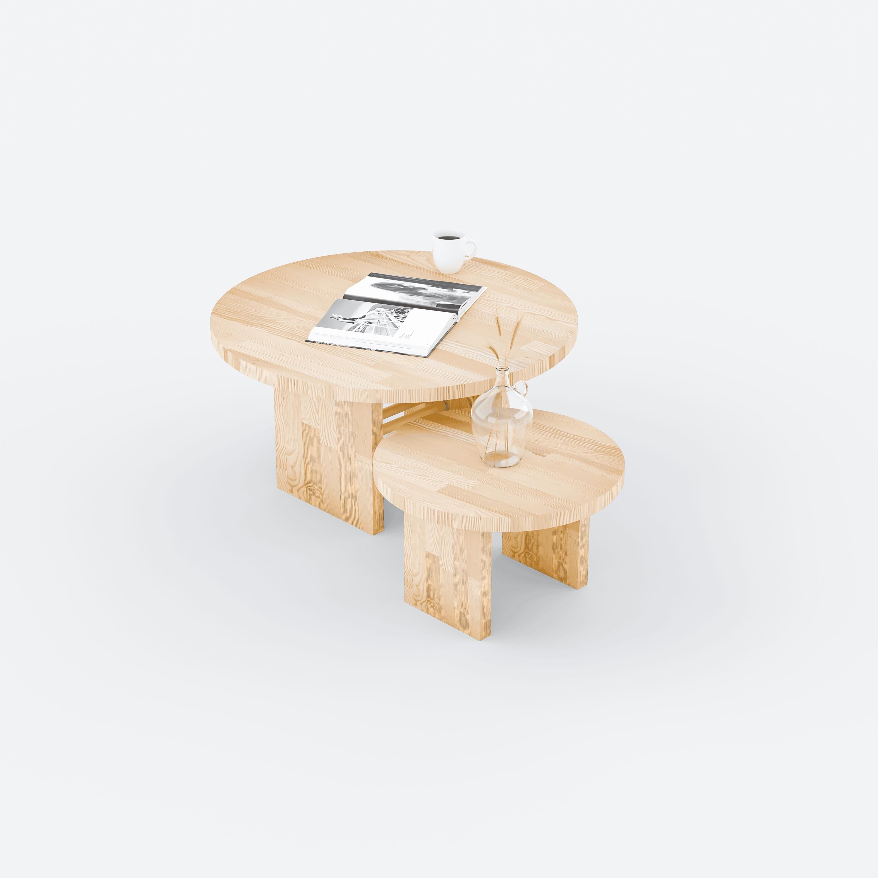 Round Coffee Table (With Sticks)