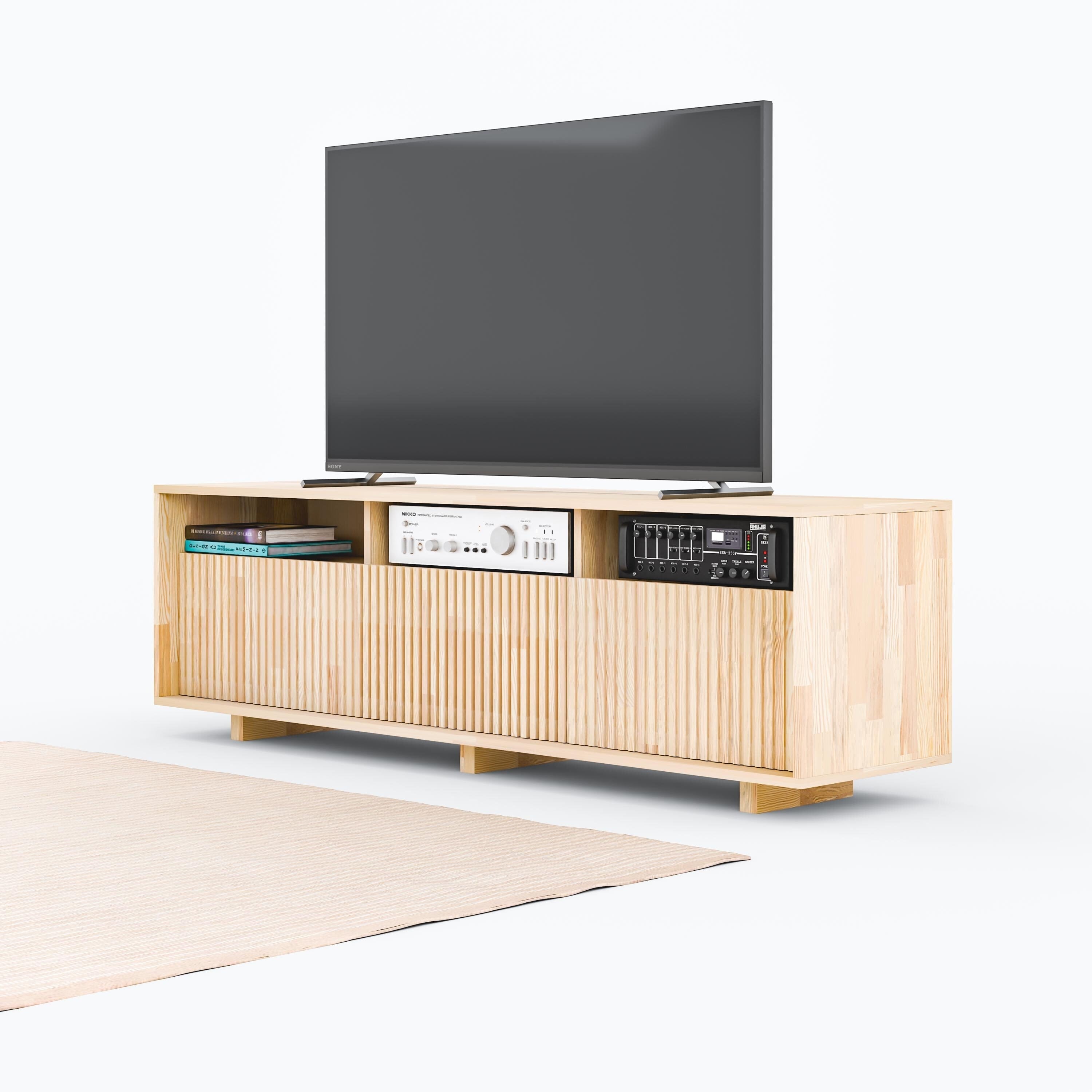 Solid Wood Media Console & Tv Stand M7